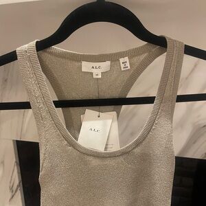 ALC NWT Shimmery Gold Tank